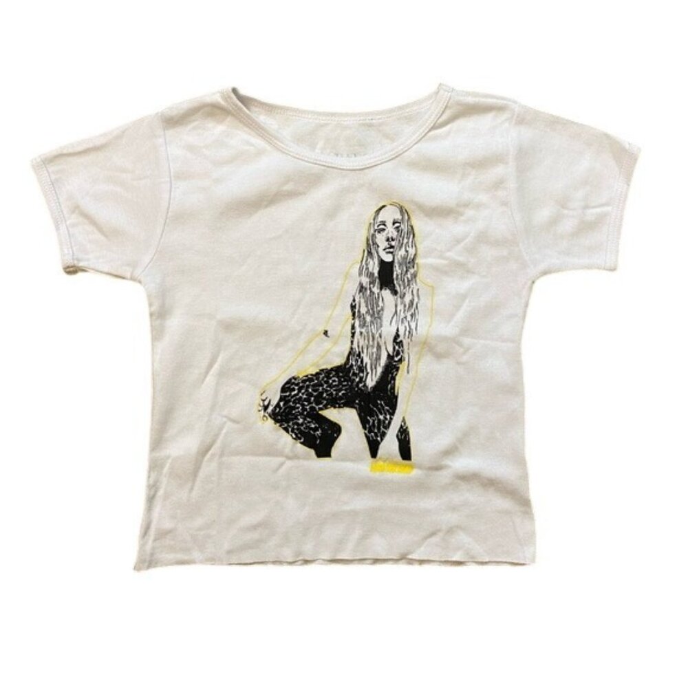 Jesse Jo Stark Short Sleeve Tee in White